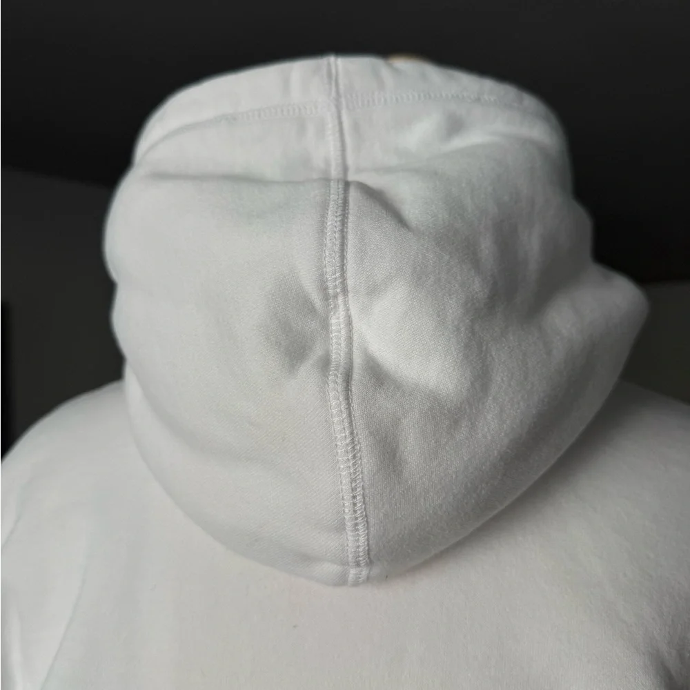 Diesel White Hoodie with Black Logo - Picture 4 of 12
